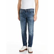 Picture of REPLAY MEN'S WILLBI REGULAR-FIT RED CAST INDIGO COMFORT DENIM JEANS DARK BLUE 1