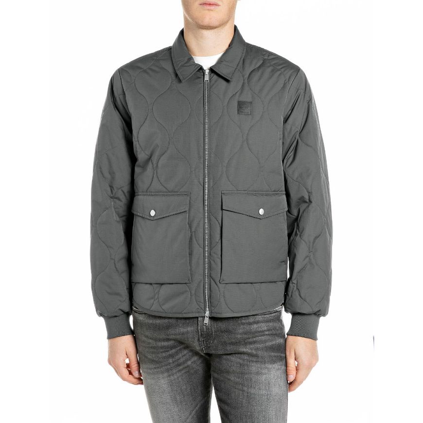 Снимка на REPLAY МЪЖКО ЯКЕ POLY NYLON RIPSTOP SHIRT JACKET ANTHRACITE