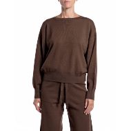 Picture of REPLAY WOMEN'S OVERSIZED VISCOSE BLEND SWEATER PINECONE 1