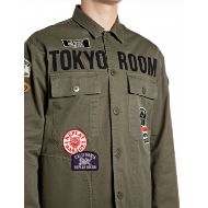 Снимка на REPLAY МЪЖКО ЯКЕ TWILL OVERSHIRT WITH LETTERING AND PATCHES IVY GREEN 3