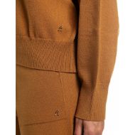 Picture of REPLAY WOMEN'S OVERSIZED VISCOSE BLEND SWEATER GOLDEN BROWN 4