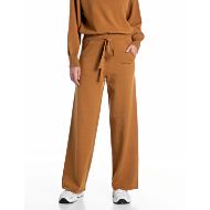 Picture of REPLAY WOMEN'S VISCOSE-BLEND REGULAR-FIT JOGGERS GOLDEN BROWN 1