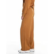 Picture of REPLAY WOMEN'S VISCOSE-BLEND REGULAR-FIT JOGGERS GOLDEN BROWN 3