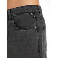 Picture of REPLAY WOMEN'S COTTON/TENCELL BLACK DENIM SKIRT DARK GREY 4