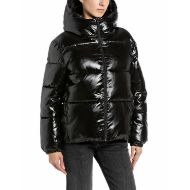 Снимка на REPLAY ДАМСКО ЯКЕ PEARL NYLON PADDED JACKET WITH HOOD BLACK 1