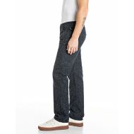 Снимка на REPLAY МЪЖКИ ДЕНИМ AIDEEN STRAIGHT-FIT WOOLLY BLUE COTTON DENIM JEANS DARK BLUE 4