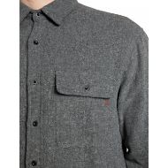 Picture of REPLAY MEN'S REGULAR MELANGE FLANNEL SHIRT IRON MELANGE 4