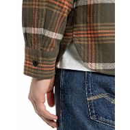 Снимка на REPLAY МЪЖКО ЯКЕ CHECKED FLANNEL SHIRT JACKET MILIT/ORANGE/WHITE/CAMEL CHECK 5