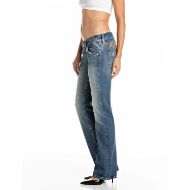 Снимка на REPLAY ДАМСКИ ДЕНИМ DEMIM FLARED-FIT BOOTCUT RECYCLED DENIM JEANS MEDIUM BLUE 4