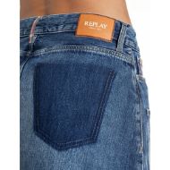 Picture of REPLAY WOMEN'S COTTON DENIM SKIRT MEDIUM BLUE 8
