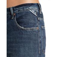 Picture of REPLAY WOMEN'S JANIE BARREL-FIT RECYCLED DENIM JEANS DARK BLUE 5