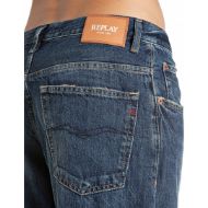 Picture of REPLAY WOMEN'S JANIE BARREL-FIT RECYCLED DENIM JEANS DARK BLUE 8