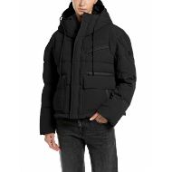 Снимка на REPLAY ДАМСКО ЯКЕ BOXY-FIT CRINKLE NYLON JACKET WITH HOOD BLACK 1