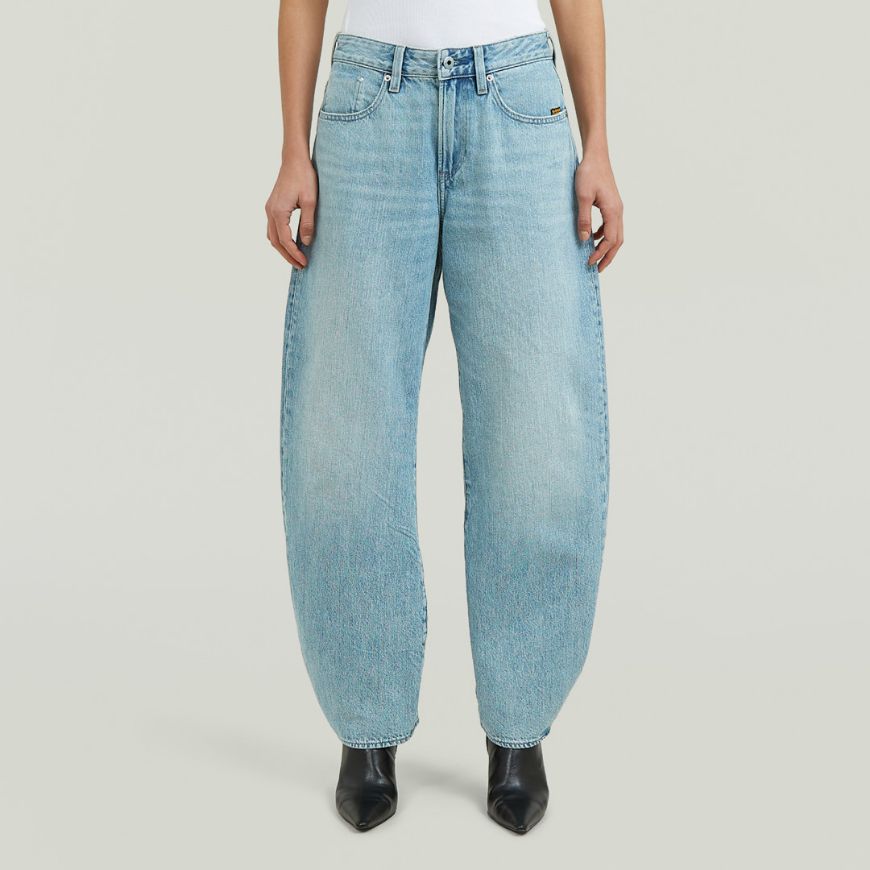 Picture of G-STAR WOMEN'S BARREL 3D LOOSE JEANS SUN FADED PACIFIC BLUE