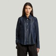 Снимка на G-STAR ДАМСКА РИЗА STEP HEM POCKET SHIRT RINSED 1