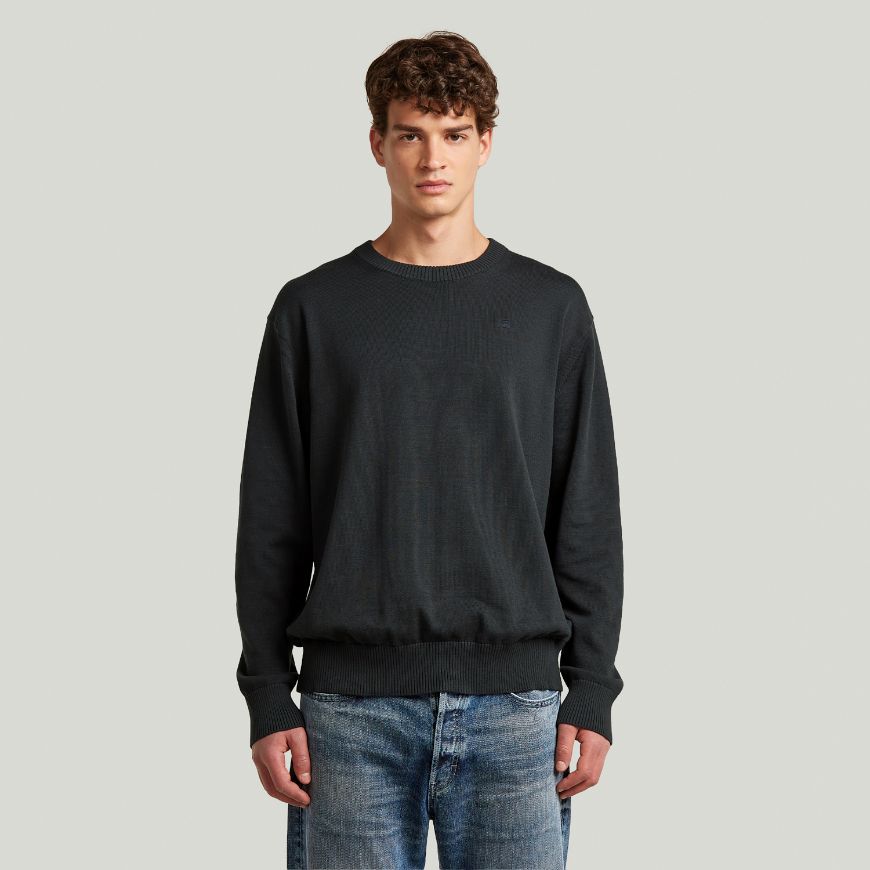 Picture of G-STAR MEN'S CORE REFINED PULLOVER DK LEGION BLUE