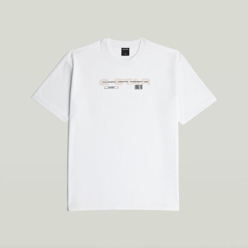 Снимка на G-STAR МЪЖКА БЛУЗА MULTI TECHNIQUE RELAXED T-SHIRT WHITE