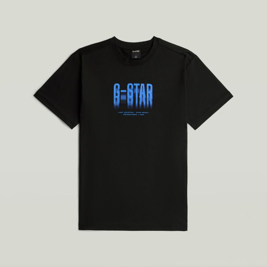 Picture of G-STAR MEN'S FADE GR T-SHIRT DK BLACK
