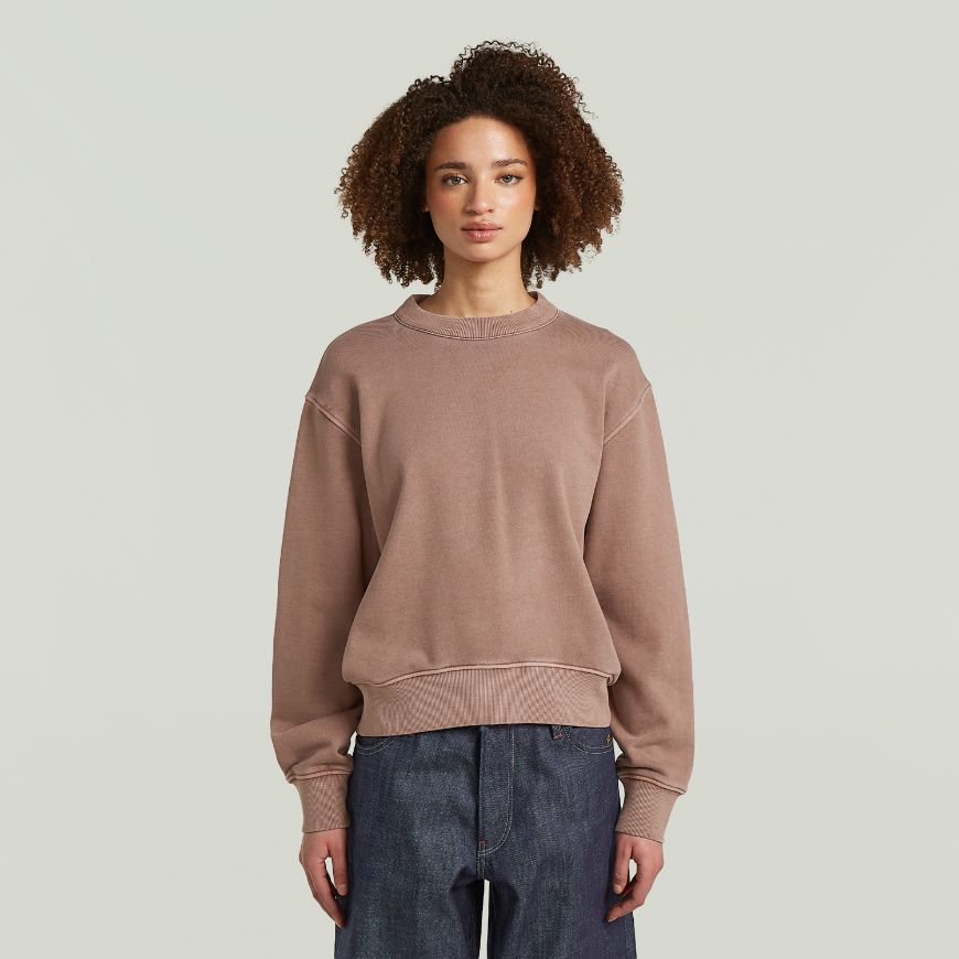 Picture of G-STAR WOMEN'S UNIT RELAXED RELAXED SWEATER TWILIGHT MAUVE GD