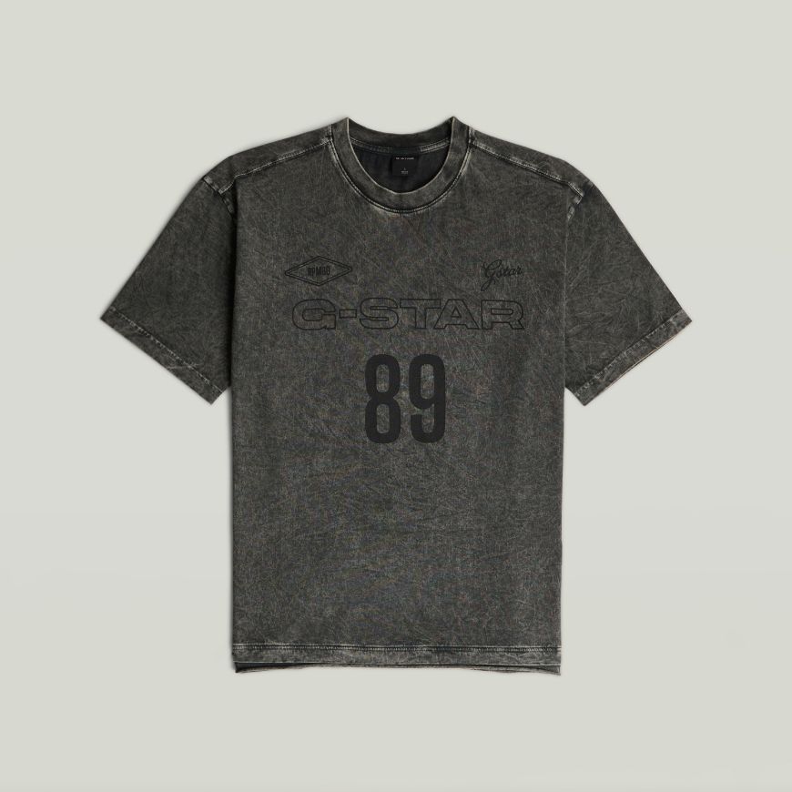 Picture of G-STAR MEN'S MULTI GR WASHED RELAXED T-SHIRT ASFALT GD