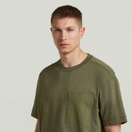 Снимка на G-STAR МЪЖКА БЛУЗА UTILITY WOVEN PKT RELAXED T-SHIRT DARK KHAKI 4