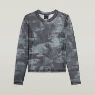 Picture of G-STAR WOMEN'S MOTION CAMO SLIM T-SHIRT KEIAN MOTION CAMO 5
