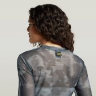 Picture of G-STAR WOMEN'S MOTION CAMO SLIM T-SHIRT KEIAN MOTION CAMO 3