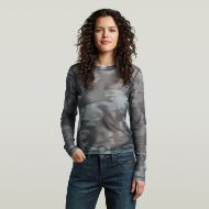 Picture of G-STAR WOMEN'S MOTION CAMO SLIM T-SHIRT KEIAN MOTION CAMO 1