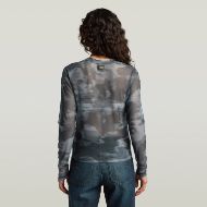 Picture of G-STAR WOMEN'S MOTION CAMO SLIM T-SHIRT KEIAN MOTION CAMO 2