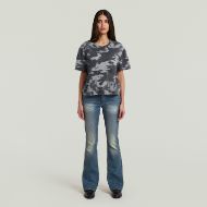 Picture of G-STAR WOMEN'S REGULAR CAMO T-SHIRT KEIAN MOTION CAMO 4