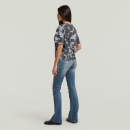 Picture of G-STAR WOMEN'S REGULAR CAMO T-SHIRT KEIAN MOTION CAMO 5