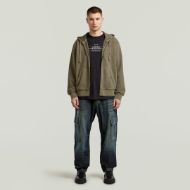 Снимка на G-STAR МЪЖКИ СУИТШЪРТ UNIT WASHED FULL ZIP HOODED SWEATER DARK KHAKI GD 4