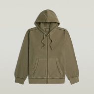 Снимка на G-STAR МЪЖКИ СУИТШЪРТ UNIT WASHED FULL ZIP HOODED SWEATER DARK KHAKI GD 1