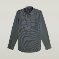 Picture of G-STAR MEN'S BRISTUM 2.0 SLIM SHIRT KEIAN/DK LEGION BLUE OXFORD 1