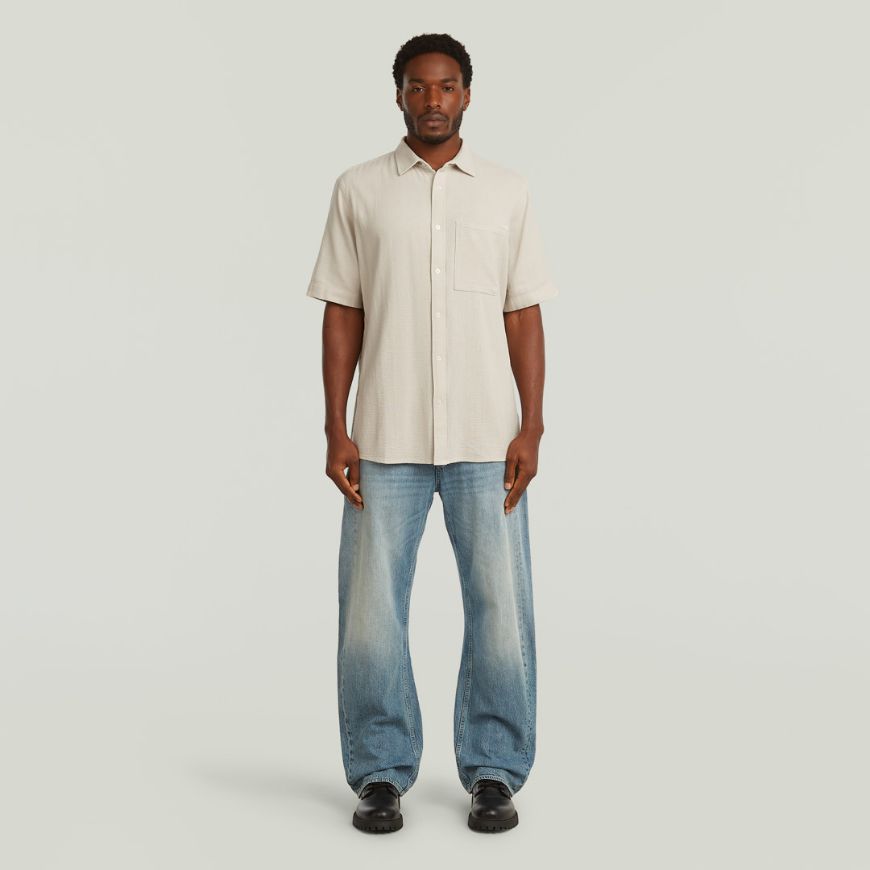Снимка на G-STAR МЪЖКА РИЗА ONE POCKET REGULAR SHIRT WHITEBAIT