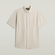 Снимка на G-STAR МЪЖКА РИЗА ONE POCKET REGULAR SHIRT WHITEBAIT 5