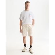 Снимка на SCOTCH&SODA МЪЖКА БЛУЗА FRONT AND BACK ARTWORK RELAXED FIT - BRIGHT WHITE 7