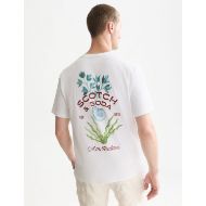 Снимка на SCOTCH&SODA МЪЖКА БЛУЗА FRONT AND BACK ARTWORK RELAXED FIT - BRIGHT WHITE 5