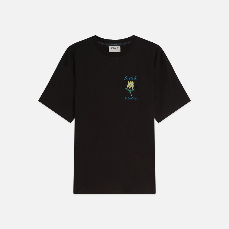 Снимка на SCOTCH&SODA МЪЖКА БЛУЗА FRONT AND BACK ARTWORK RELAXED FIT - METEORITE