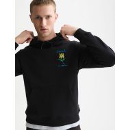 Снимка на SCOTCH&SODA МЪЖКИ СУИТШЪРТ FRONT AND BACK ARTWORK REGULAR FIT HOODIE - METEORITE 6