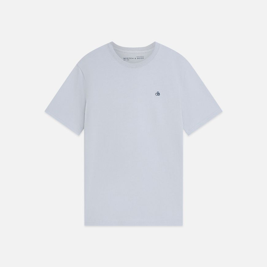 Снимка на SCOTCH&SODA МЪЖКА БЛУЗА SEASONAL CORE CHEST LOGO REGULAR FIT - GREY DAWN