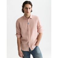Снимка на SCOTCH&SODA МЪЖКА РИЗА SOLID LINEN REGULAR FIT - MISTY ROSE 4
