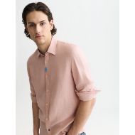 Снимка на SCOTCH&SODA МЪЖКА РИЗА SOLID LINEN REGULAR FIT - MISTY ROSE 6