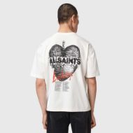 Снимка на ALLSAINTS МЪЖКА БЛУЗА REFLECT SHORT SLEEVE CREW CHALK WHITE 2