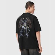 Снимка на ALLSAINTS МЪЖКА БЛУЗА RAPTOUR SHORT SLEEVE CREW WASHED BLACK 2