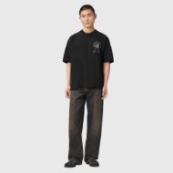 Снимка на ALLSAINTS МЪЖКА БЛУЗА RAPTOUR SHORT SLEEVE CREW WASHED BLACK 3