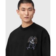 Снимка на ALLSAINTS МЪЖКА БЛУЗА RAPTOUR SHORT SLEEVE CREW WASHED BLACK 4