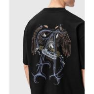 Снимка на ALLSAINTS МЪЖКА БЛУЗА RAPTOUR SHORT SLEEVE CREW WASHED BLACK 5