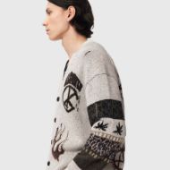 Picture of ALLSAINTS MEN'S BRAM CARDIGAN ECRU WHITE 5