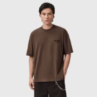 Снимка на ALLSAINTS МЪЖКА БЛУЗА XANDER SHORT SLEEVE CREW BITTER BROWN 1